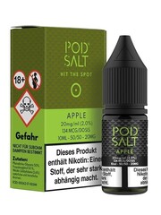 Pod Salt Pod Salt - Apple - 10 ml Salt Liquid - 20 mg Nikotin - Mit Steuerbanderole