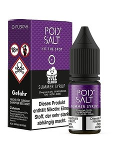 Pod Salt Pod Salt - Summer Syrup - 10 ml Salt Liquid - 20 mg Nikotin - Mit Steuerbanderole