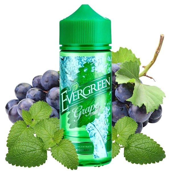 Evergreen Evergreen - Grape Mint - 13 ml Aroma Longfill - Mit Steuerbanderole