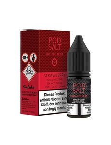 Pod Salt Pod Salt - Strawberry - 10 ml Salt Liquid - 11 mg | 20 mg Nikotin - Mit Steuerbanderole