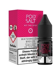 Pod Salt Pod Salt - Watermelon Breeze - 10 ml Salt Liquid - 11 mg | 20 mg Nikotin - Mit Steuerbanderole
