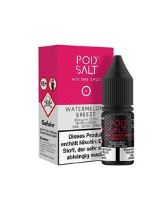 Pod Salt Pod Salt - Watermelon Breeze - 10 ml Salt Liquid - 11 mg | 20 mg Nikotin - Mit Steuerbanderole