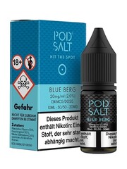 Pod Salt Pod Salt - Blue Berg - 10 ml Salt Liquid - 11 mg | 20 mg Nikotin - Mit Steuerbanderole