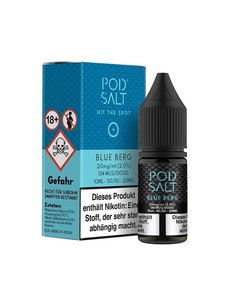 Pod Salt Pod Salt - Blue Berg - 10 ml Salt Liquid - 11 mg | 20 mg Nikotin - Mit Steuerbanderole