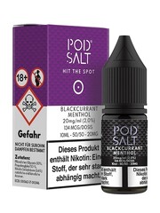 Pod Salt Pod Salt - Blackcurrant Menthol - 10 ml Salt Liquid - 20 mg Nikotin - Mit Steuerbanderole