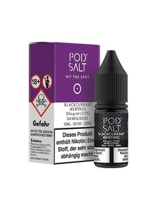 Pod Salt Pod Salt - Blackcurrant Menthol - 10 ml Salt Liquid - 20 mg Nikotin - Mit Steuerbanderole