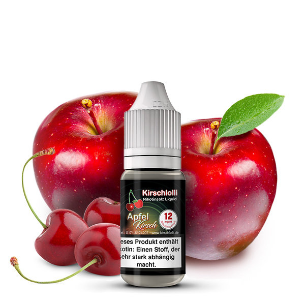 Kirschlolli Kirschlolli - Apfel Kirsch - Nikotinsalz Liquid - 12 mg | 20 mg - NEUER STEUERPREIS !