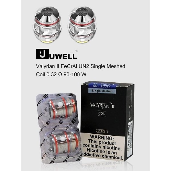 Uwell Uwell - Valyrian II - Single Mesh Coil - 0.32 Ohm - 2er Pack