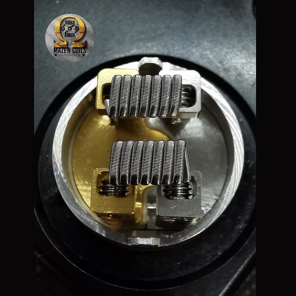 Mazen Coil Mazen Coils- Fine Fused Clapton 2 Core Coils - Ni80/Ni80 - ca. 0.42 Ohm