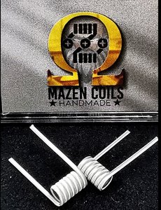 Mazen Coil Mazen Coils - Alien Clapton Coils - Ni80/SS316L - "Warrior" - 0.44 Ohm