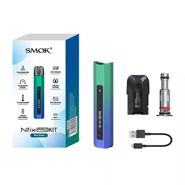 Smok E-Zigarette Novo 4 Set blau-grau jetzt online kaufen