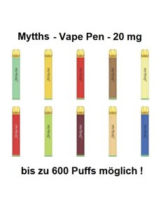 Mytths Lite Mytths - Einweg E-Zigarette - 20 mg - 600 Züge - ABVERKAUF !