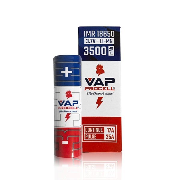 VAP PROCELL batteria 18650 3500mAh al litio per sigaretta elettronica