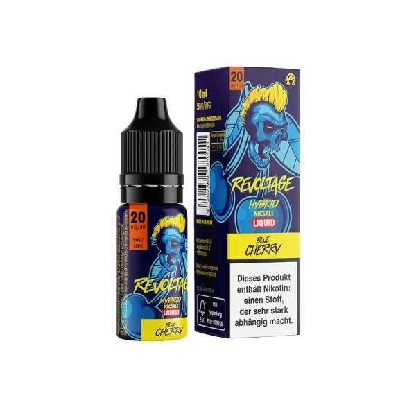 Revoltage Revoltage - Blue Cherry - Hybrid Nikotinsalz Liquid 20 mg - 10 ml - Mit Steuerbanderole