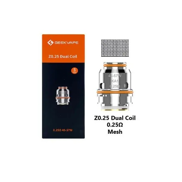 GeekVape - Mesh Z - Coil - 0.25 Ohm - 5er Pack - Kirschlolli.de  Ihr  E-Zigaretten Online Shop in Deutschland