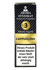 Aroma Syndikat Aroma Syndikat - Cappucino - 3 mg Nikotin - 10 ml Liquid