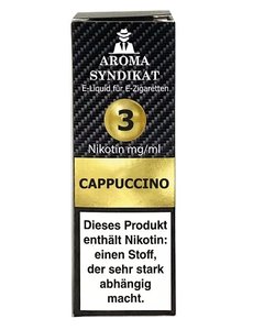 Aroma Syndikat Aroma Syndikat - Cappucino - 3 mg Nikotin - 10 ml Liquid