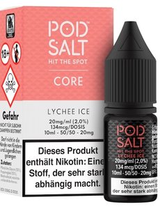 Pod Salt Pod Salt - Lychee Ice - 10 ml Salt Liquid - 20 mg Nikotin
