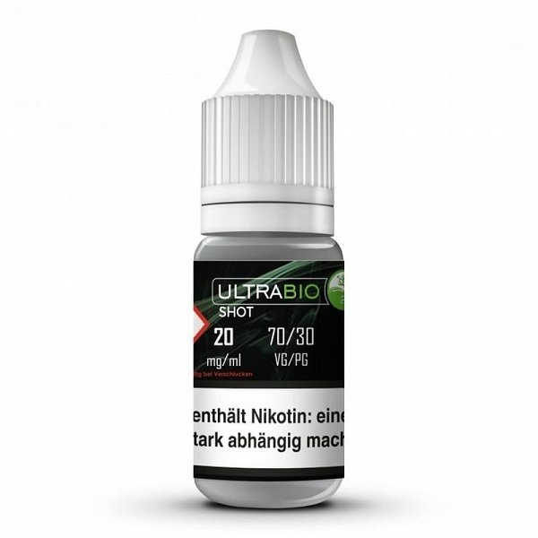 Ultrabio Ultrabio - Nikotin Shot - 70/30 VPG - 20 mg - 10 ml - Mit Steuerbanderole - NEUE STEUER !