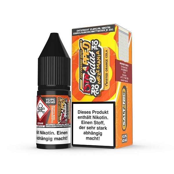 Strapped Soda Strapped Soda - MezzMania - 10 mg | 20 mg - Nikotinsalz Liquid 10 ml - Mit Steuerbanderole