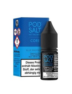 Pod Salt Pod Salt - Blue Raspberry - 10 ml Salt Liquid - 11 mg | 20 mg Nikotin - Mit Steuerbanderole