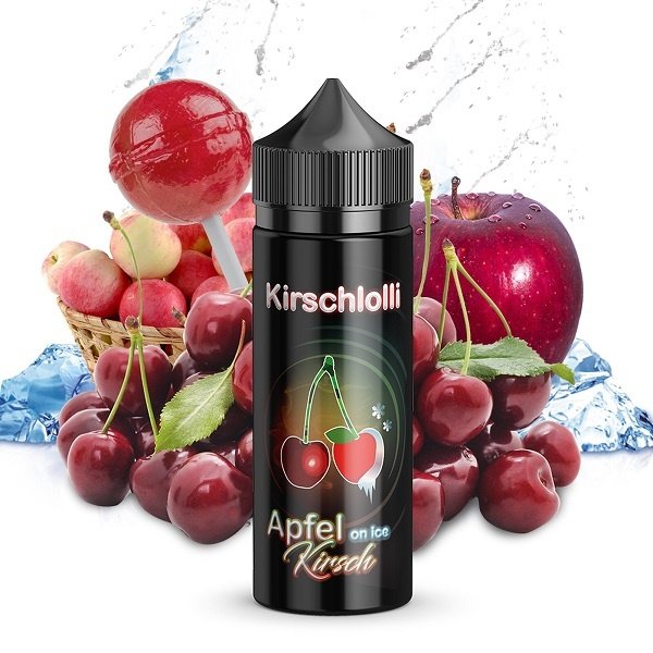 Kirschlolli Kirschlolli - Apfel Kirsch On Ice - 10 ml Aroma Longfill - Mit Steuerbanderole - NEUER STEUERPREIS !