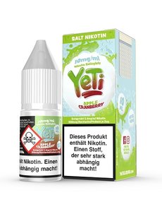 Yeti Yeti - Apple Granberry - 10 mg | 20 mg - Nikotinsalz 10 ml - Mit Steuerbanderole
