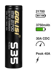 Golisi Golisi - S35 - 21700 Akku - 30A - 3750 mAh