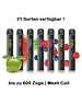 Puffmi Puffmi - Vape TX 600 Pro - Mesh Coil - E-Zigarette - Vape Pen - 20 mg - 600 Züge - Abverkauf !