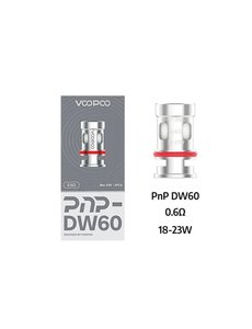 Voopoo Voopoo - Pnp-DW60 - Ersatzcoils - 0.6 Ω​ - 18-23 Watt - 5er Pack