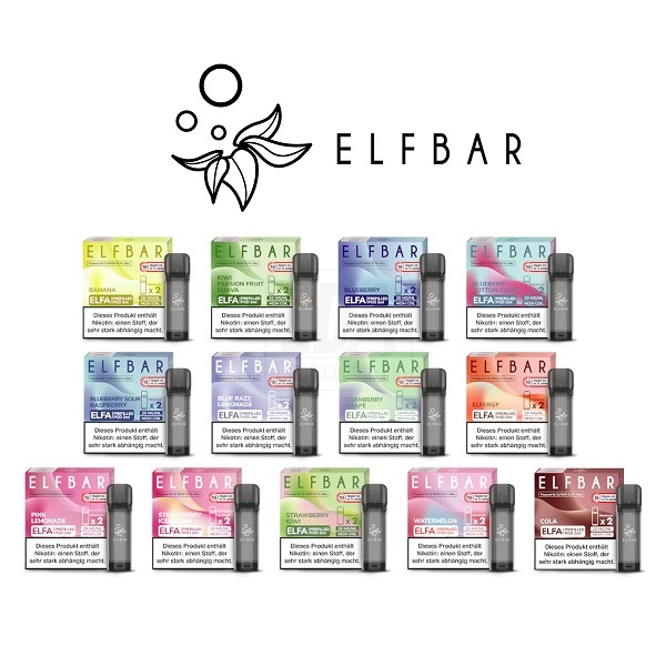 elfbar elfa master akku Elf Bar Elfa Pre-Filled Replacement Pods main image 0