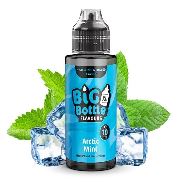 Big Bottle Big Bottle - Arctic Mint - 10 ml Aroma Longfill - Mit Steuerbanderole - NEUE STEUER !