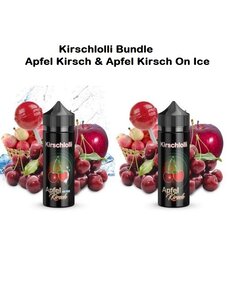 Kirschlolli Kirschlolli 2er Bundle - Apfel Kirsch + Ice - 10 ml Aroma - Longfill - Mit Steuerbanderole - NEUER STEUERPREIS !