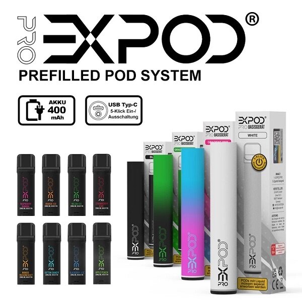 EXPOD EXPOD Pro - Prefilled Pod System - 20 mg/ml