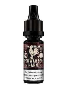 Tom Klark's Tom Klarks - Schwarzer Hahn - 10 ml Liquid - 12 mg Nikotin  - ABERKAUF !