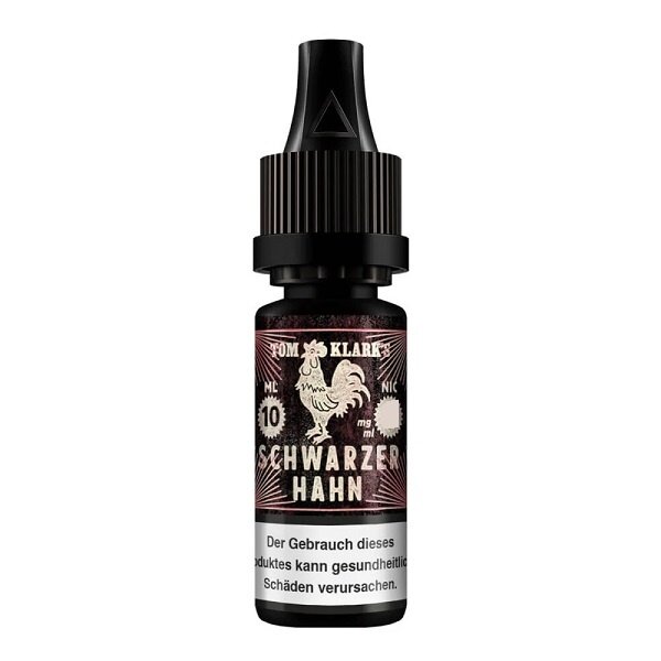 Tom Klark's Tom Klarks - Schwarzer Hahn - 10 ml Liquid - 12 mg Nikotin  - ABERKAUF !