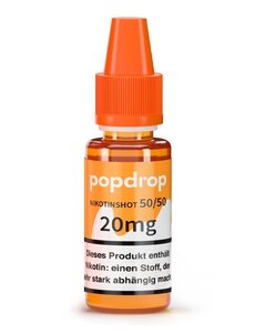 Popdrop Popdrop - Nikotin Shot - 50/50 VPG - 20 mg - Mit Steuerbanderole