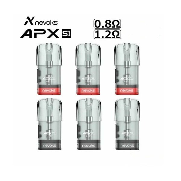 Nevoks Nevoks - APX S1 Pod Tank Verdampfer - 3 ml - 3er Pack - Ohm Auswahl !