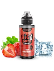 Big Bottle Big Bottle - Fresh Strawberry - 10 ml Aroma - Mit Steuerbanderole