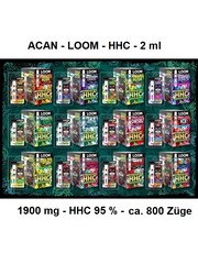 ACAN ACAN - LOOM HHC - Disposable Vape Pen - 95% HHC – 2 ml - Geschmack Auswahl !