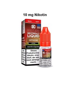 SC Red Line SC - Red Line - Cappuccino - 10 mg Nikotinsalz Liquid - Mit Steuerbanderole