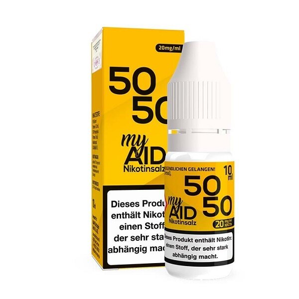 myAid My Aid - Nikotinsalz Shot - 50|50 VPG - 20 mg - 10 ml - Mit Steuerbanderole - NEUE STEUER !