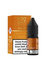 Pod Salt Pod Salt - Virginia Gold - 10 ml Salzliquid - 11 mg | 20 mg Nikotin - Mit Steuerbanderole
