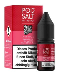 Pod Salt Pod Salt - Pink Haze - 10 ml Salt Liquid - 11 mg | 20 mg Nikotin - Mit Steuerbanderole
