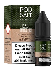 Pod Salt Pod Salt - Amnesia Mango - 10 ml Salt Liquid - 11 mg - Mit Steuerbanderole