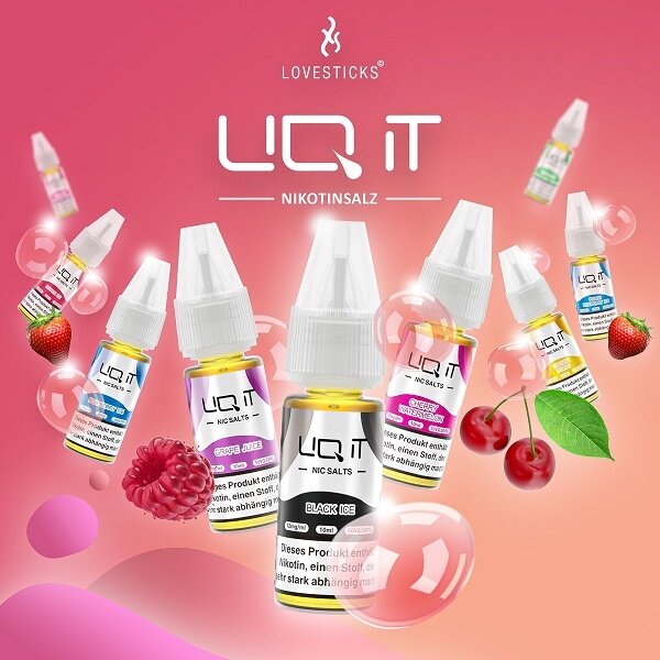 LIQ IT LIQ IT - Nikotinsalz Liquid - 6  mg | 12 mg - Mit Steuerbanderole