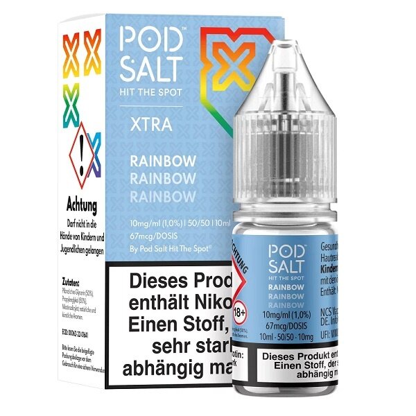 POD SALT XTRA POD SALT XTRA - Rainbow - Nikotinsalz Liquid 10 ml - 20 mg - Mit Steuerbanderole