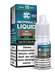 SC SC - RY4 Tobacco - 10 mg Nikotinsalz Liquid - Mit Steuerbanderole - NEUE STEUER !
