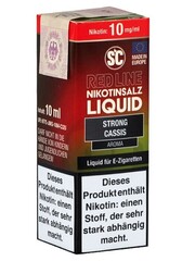 SC Red Line SC - Red Line - Strong Cassis - 10 mg Nikotinsalz Liquid - Mit Steuerbanderole