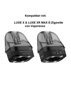 Vaporesso Vaporesso - Luxe XR MTL Leer Pod - Ohne Coil - 2er Pack